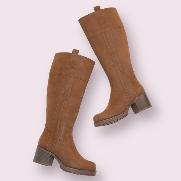 Maurices Shoes - Hallie Tall Cognac Boots Size 10